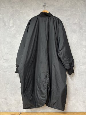 画像3: LILOU+LILY　　 QUILTING REVERSIBLE DOLMAN COAT   ブラック　　 　size:38  (3)