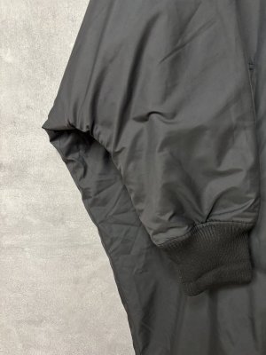 画像2: LILOU+LILY　　 QUILTING REVERSIBLE DOLMAN COAT   ブラック　　 　size:38  (2)