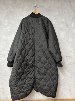 画像5: LILOU+LILY　　 QUILTING REVERSIBLE DOLMAN COAT   ブラック　　 　size:38  (5)