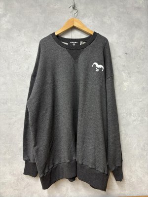 画像1: gomme(H)　スウェット　2；チャコール　サイズ；M (1)