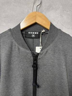 画像2: gomme(H)　ポンチブルゾン 　2；チャコール　サイズ；M (2)