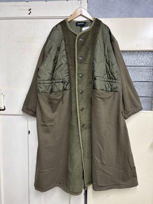 画像1: gomme　　コート　　1；カーキ　サイズ；M (1)