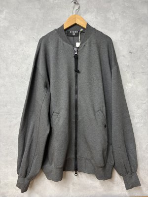 画像1: gomme(H)　ポンチブルゾン 　2；チャコール　サイズ；M (1)