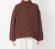 画像2: Veritecoeur    ハンドニットハイネックプルオーバー　BROWN     サイズ；F (2)