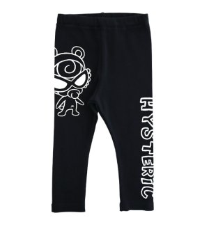 画像1: MY FIRST HYSTERIC　SELFISH BABY 10分丈 レギンス　　10；ブラック (1)