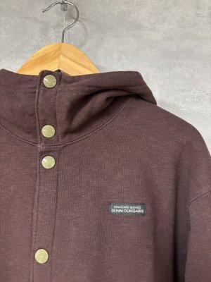 画像2: 2025秋冬　DENIMDUNGAREE　  ウラケ ワッペン フーディ JK　2；黒 (2)