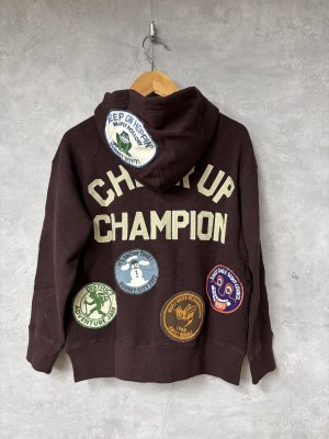 画像3: 2025秋冬　DENIMDUNGAREE　  ウラケ ワッペン フーディ JK　2；黒 (3)