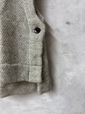 画像2: 2025秋冬　FITH    ローゲージウラケ　ベスト　3；グレー　　サイズ:L (2)