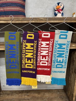 画像1: 2025秋冬　DENIMDUNGAREE　 	 DENIM DUNGAREE マフラー　　サイズ；F (1)