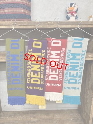 画像1: 40%off 　2025秋冬　DENIMDUNGAREE　 	 DENIM DUNGAREE マフラー　　サイズ；F (1)