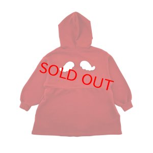 画像2: Hystericmini　ANGEL MINI 羽付き 裏毛ワンピース　　20:レッド (2)