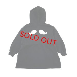 画像2: Hystericmini　ANGEL MINI 羽付き 裏毛ワンピース　　10:ブラック (2)