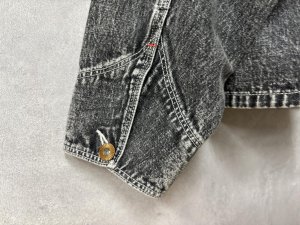 画像5: 2025秋冬　MARET(マレ)  ブラックデニムドッキング ジャケット　　2:黒 (5)