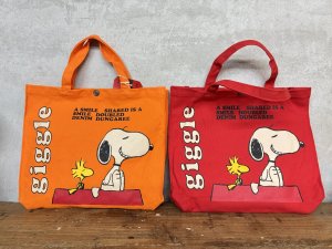 画像1: 2025秋冬　DENIMDUNGAREE　 SNOOPY BAG　　サイズ；F (1)