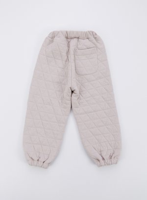 画像3: OCEAN&GROUND トライアングルキルトワイドジョガーパンツ　　サイズ；90 (3)