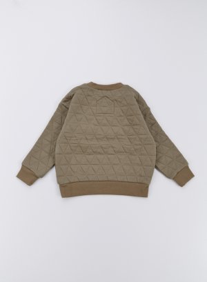 画像2: OCEAN&GROUND 　トライアングルキルトポケットスウェット　　 (2)