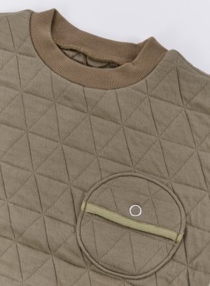 画像3: OCEAN&GROUND 　トライアングルキルトポケットスウェット　　 (3)