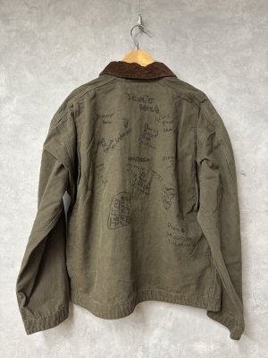 画像4: 2025秋冬　DENIMDUNGAREE　 	  ダック ラクガキ JK　9；カーキ　サイズ；03 (4)