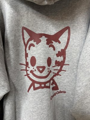 画像3: 2025秋冬GROOVY COLORS 　ウラケ OSAMU GOODS パーカー　　33:グレー　サイズ:MM (3)