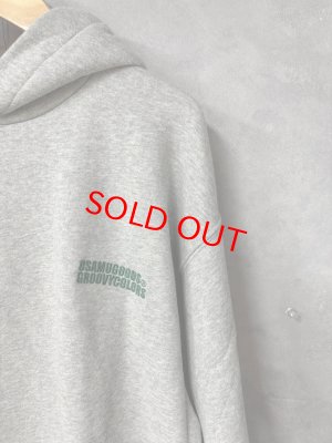 画像2: GROOVY COLORS 　ウラケ OSAMU GOODS パーカー　　33:グレー　サイズ:MM (2)