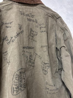 画像5: 2025秋冬　DENIMDUNGAREE　 	  ダック ラクガキ JK　9；カーキ　サイズ；03 (5)