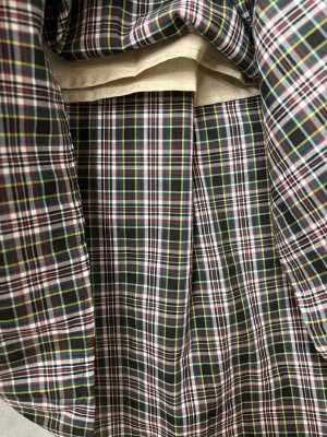 画像4: LILOU+LILY　　 liberty TANA LAWN Check Skirt  　 　size:38  (4)