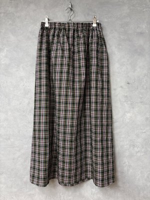 画像3: LILOU+LILY　　 liberty TANA LAWN Check Skirt  　 　size:38  (3)