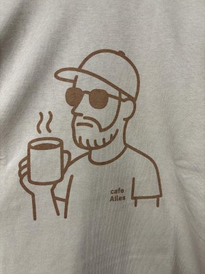 画像2: ALL HOURS 　　8.1oz HEAVY COTTON YURU OJI　　  ベージュ　　サイズ:1 (2)