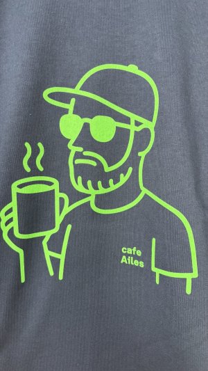 画像2: ALL HOURS 　　8.1oz HEAVY COTTON YURU OJI　　  ネイビー　　サイズ:1 (2)