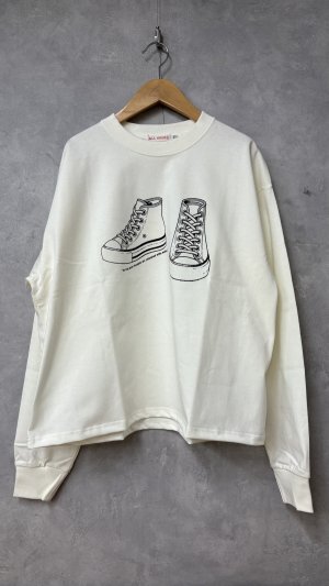 画像1: ALL HOURS 　　8.1oz HEAVY COTTON SHOES  A:natural   サイズ:1 (1)