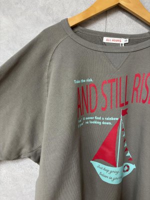 画像2: ALL HOURS 　　ヨットトレーナー　　C.GRAY　　サイズ:1 (2)