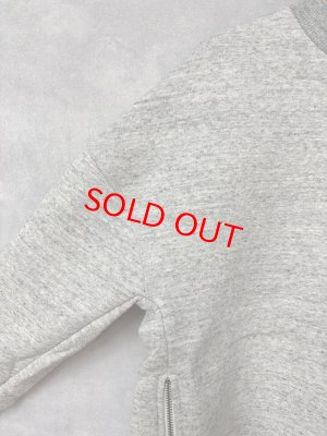 画像3: 2026　セビアンフェ　　裏起毛 ジップ付きスウェット　　　20；GRAY　　 サイズ:1 (3)