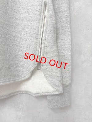 画像2: 2026　セビアンフェ　　裏起毛 ジップ付きスウェット　　　20；GRAY　　 サイズ:1 (2)