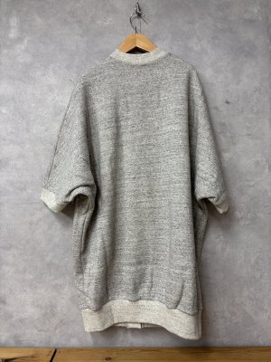 画像5: 2026　セビアンフェ　　裏起毛スウェットカーディガン　　　22；CHARCOAL GRAY　　 サイズ:1 (5)