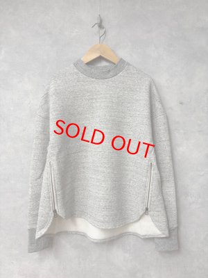 画像1: 2026　セビアンフェ　　裏起毛 ジップ付きスウェット　　　20；GRAY　　 サイズ:1 (1)