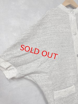 画像3: 2026　C'est Bien Fait　　裏起毛スウェットカーディガン　　　22；CHARCOAL GRAY　　 サイズ:1 (3)