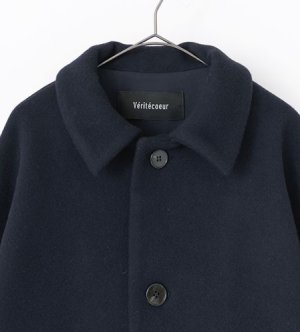 画像2: Veritecoeur     メルトンショートコート     BLACK    サイズ；F (2)