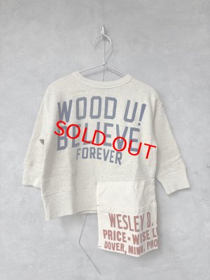 画像1: 40%off  DENIMDUNGAREE　　ウラケ エプロン スウェット　11；生成 (1)