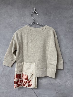 画像4: 2025秋冬　DENIMDUNGAREE　　ウラケ エプロン スウェット　11；生成 (4)