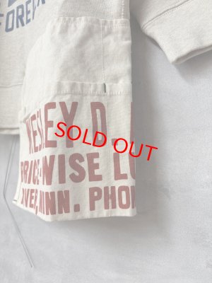 画像3: 40%off  DENIMDUNGAREE　　ウラケ エプロン スウェット　11；生成 (3)