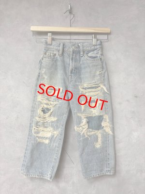 画像1: 2025秋冬　DENIMDUNGAREE　12ozHOME MADEデニム グランジ PN　44；ライトブルー　　サイズ；105 (1)