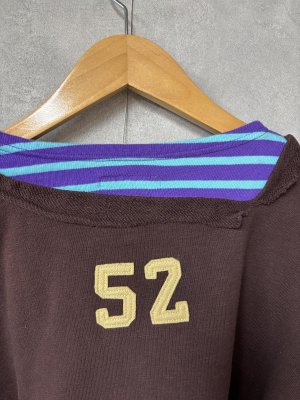 画像3: 2025秋冬　DENIMDUNGAREE　 ウラケ 52 レイヤード スウェット　　2:黒　　サイズ；02 (3)