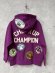 画像5: 2025秋冬　DENIMDUNGAREE　  ウラケ ワッペン フーディ JK　12；パープル (5)