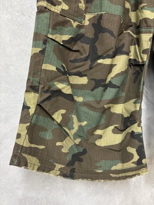 画像2: 2025秋冬　DENIMDUNGAREE　Army Ripstop Cropped Pants(LADIES)　　7；茶　サイズ；01 (2)