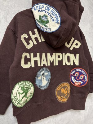 画像3: 2025秋冬　DENIMDUNGAREE　  ウラケ ワッペン フーディ JK　2；黒　　サイズ:105 (3)