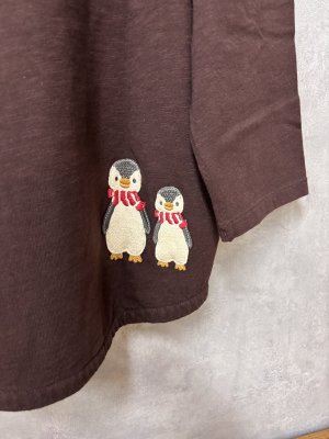 画像3: 2025秋冬　DENIMDUNGAREE　テンジク TOGETHER TEE　　2；黒　　サイズ；02 (3)