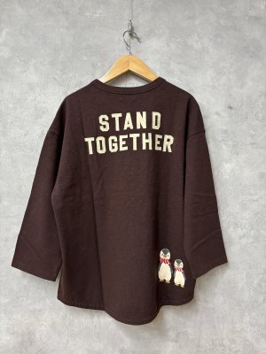 画像4: 2025秋冬　DENIMDUNGAREE　テンジク TOGETHER TEE　　2；黒　　サイズ；02 (4)