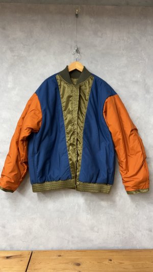 画像6: 2025秋冬　MARET(マレ)  ミリタリー刺繍袖ドッキングジャケット　　9；カーキ (6)