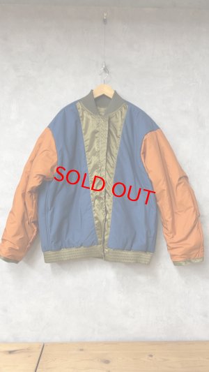 画像6: 2025秋冬　MARET(マレ)  ミリタリー刺繍袖ドッキングジャケット　　9；カーキ (6)