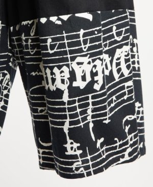 画像3: gomme　Mozart切替パンツ　　　3；黒　　サイズ；M (3)